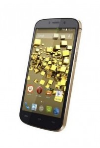 Lcd With Touch Screen For Micromax Canvas Gold Black By - Maxbhi.com