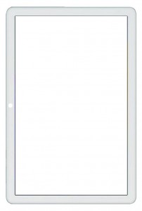 Touch Screen Digitizer For Honor Tab 7 White By - Maxbhi Com