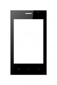 Touch Screen Digitizer For Lava Flair E1 Black By - Maxbhi.com