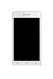 Lcd With Touch Screen For Hitech S430 Amaze White By - Maxbhi.com