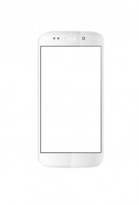 Replacement Front Glass For Micromax Canvas 4 A210 White By - Maxbhi.com
