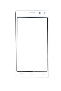 Replacement Front Glass For Lava Iris Fuel 50 White By - Maxbhi.com