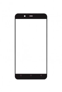 Replacement Front Glass For Gionee P5 Mini Black By - Maxbhi.com