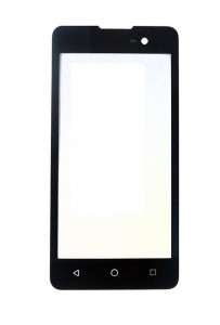 Replacement Front Glass For Micromax Canvas Spark 2 Q334 Black By - Maxbhi.com