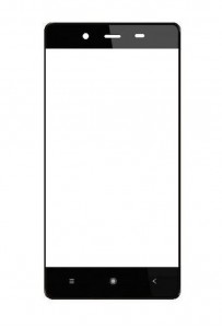 Replacement Front Glass For Videocon Z55 Dash Black By - Maxbhi.com