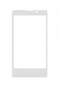 Replacement Front Glass For Lava Iris 465 White By - Maxbhi.com