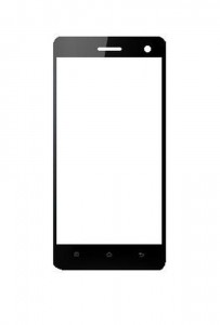 Replacement Front Glass For Oppo R819 Black By - Maxbhi.com