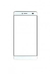 Replacement Front Glass For Panasonic P71 White By - Maxbhi.com