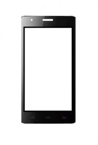 Replacement Front Glass For Spice Xlife 480q Black By - Maxbhi.com