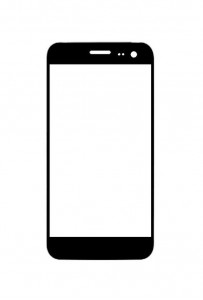 Replacement Front Glass For Imobile Iq 1.1. Black By - Maxbhi.com