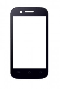 Replacement Front Glass For Ktouch A9 Black By - Maxbhi.com