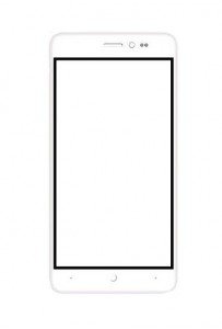 Replacement Front Glass For Lephone W15 Gold By - Maxbhi.com