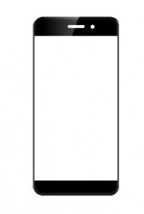 Replacement Front Glass For Zen Admire Curve Plus White By - Maxbhi.com