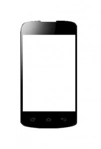 Replacement Front Glass For Ktouch A10 Black By - Maxbhi.com