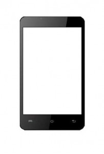 Touch Screen Digitizer For Lava Iris 349 Sleek Black By - Maxbhi.com