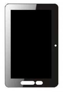 Lcd With Touch Screen For Micromax Booklet P300 Black By - Maxbhi Com