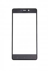 Replacement Front Glass For Xiaomi Redmi 4 Prime Black By - Maxbhi.com