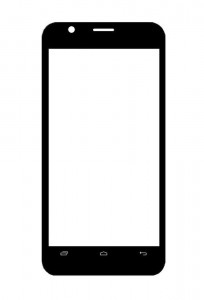 Replacement Front Glass For Intex Cloud Force Black By - Maxbhi.com