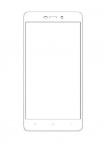 Replacement Front Glass For Xiaomi Redmi 3s White By - Maxbhi.com