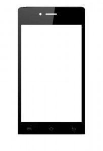 Replacement Front Glass For Lava Iris 444 Blue By - Maxbhi.com