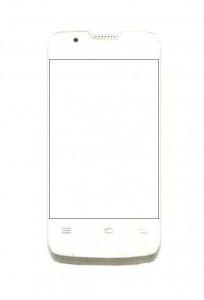 Replacement Front Glass For Karbonn A106 White By - Maxbhi.com