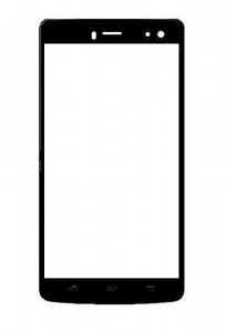 Replacement Front Glass For Spice Xlife Proton 5 Pro Black By - Maxbhi.com