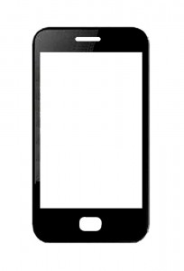 Replacement Front Glass For Celkon C50 3d Black By - Maxbhi.com