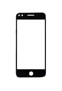 Replacement Front Glass For Alcatel X1 Black By - Maxbhi.com