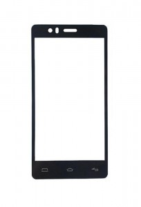 Replacement Front Glass For Bq Aquaris E5 Hd Ubuntu Edition Black By - Maxbhi.com