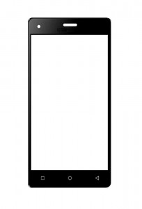 Replacement Front Glass For Videocon Krypton2 V50gi Black By - Maxbhi.com