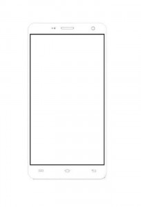 Replacement Front Glass For Malata S520 Black By - Maxbhi.com