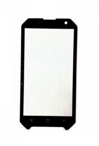 Replacement Front Glass For Blackview Bv6000 Black By - Maxbhi.com