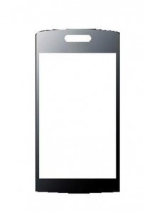 Replacement Front Glass For Lg Cookie Snap Gm360i Silver By - Maxbhi.com