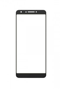 Replacement Front Glass For Alcatel 7 Black By - Maxbhi Com
