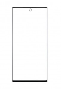 Replacement Front Glass For Samsung Galaxy Note10 5g Black By - Maxbhi Com