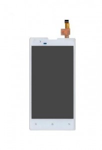 Lcd With Touch Screen For Spice Stellar Mi497 Black By - Maxbhi.com