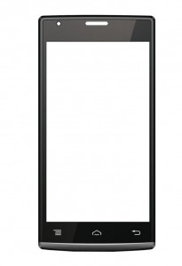 Replacement Front Glass For Lava Iris 456 White By - Maxbhi.com