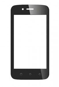 Replacement Front Glass For Karbonn Alfa A112 Black By - Maxbhi.com