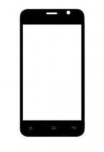 Replacement Front Glass For Gionee Pioneer P2s Black By - Maxbhi.com