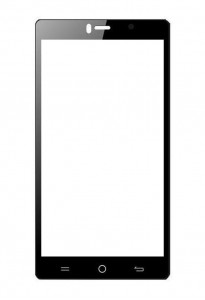 Replacement Front Glass For Lyf Water 10 Black By - Maxbhi.com