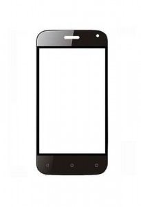 Replacement Front Glass For Karbonn A91 Storm Black By - Maxbhi.com