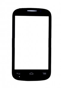 Replacement Front Glass For Alcatel One Touch Pop C2 Black By - Maxbhi.com
