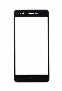 Replacement Front Glass For Wiko Harry Black By - Maxbhi.com