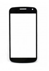 Replacement Front Glass For Samsung Google Galaxy Nexus 3 I9250 Black By - Maxbhi Com