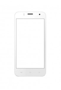 Replacement Front Glass For Intex Aqua Y4 White By - Maxbhi.com