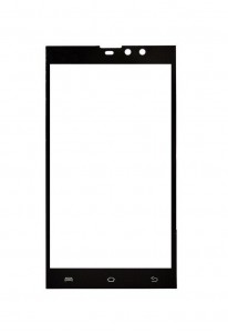Replacement Front Glass For Xolo Q1100 Black By - Maxbhi.com