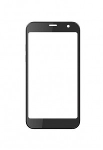 Replacement Front Glass For Intex Aqua 4g Black By - Maxbhi.com