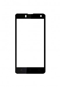 Replacement Front Glass For Micromax Bolt Q335 Black By - Maxbhi.com