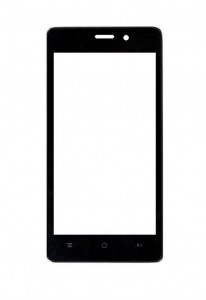 Replacement Front Glass For Oppo Joy 3 Black By - Maxbhi.com