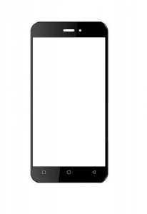 Replacement Front Glass For Karbonn Titanium Vista 4g Black By - Maxbhi.com